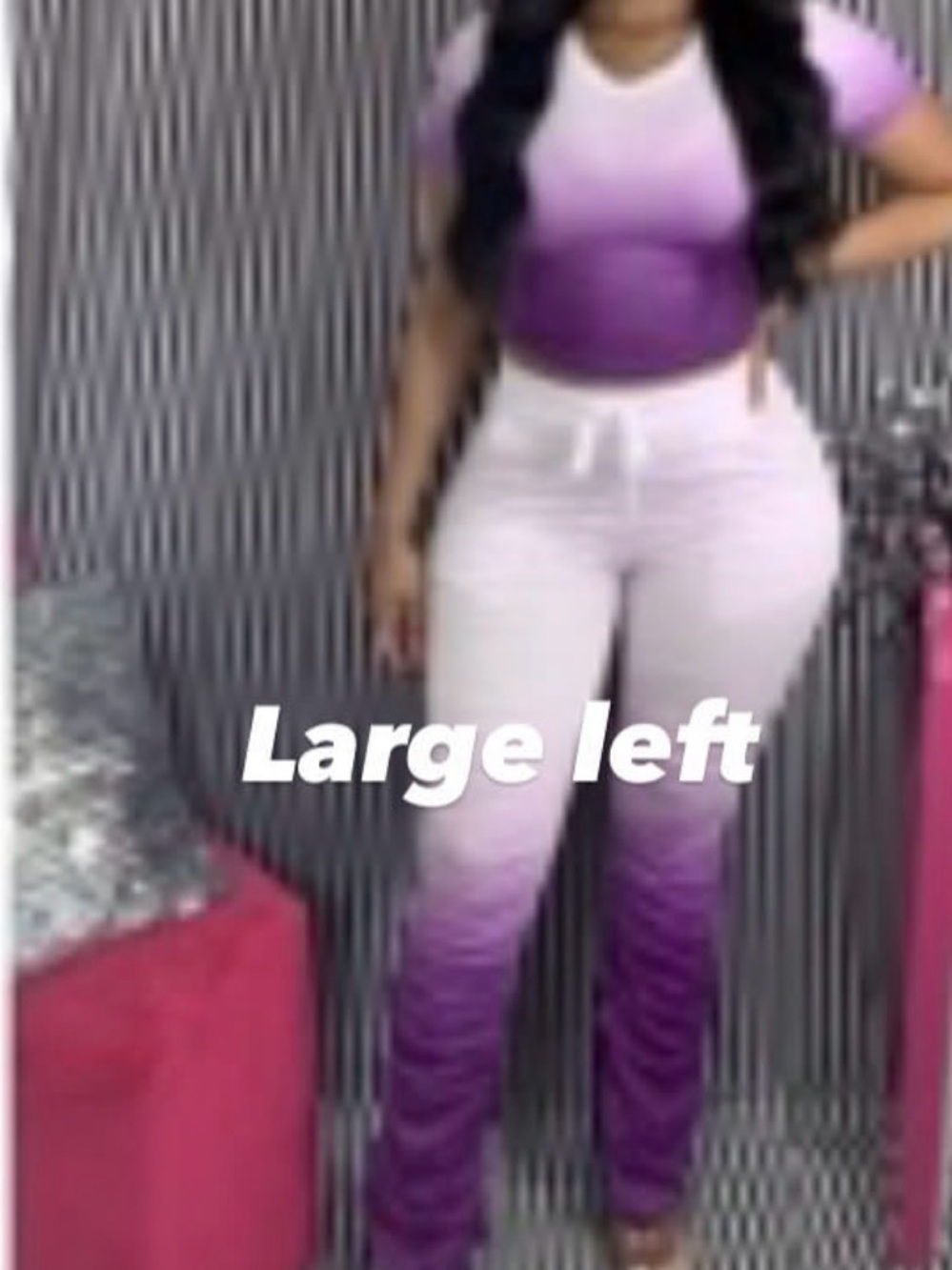 Ombre Purple Women's Jogger Pants